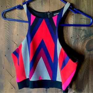 Tribal / graphic print crop top ❤️